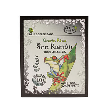 Кофе молотый El Gusto San Ramon в фильтр-пакетах 100 г, Коста-Рика