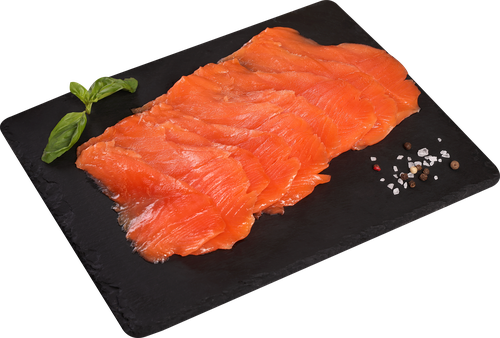 

Форель Лента Fresh Радужная слабосоленая филе-ломтики весовая