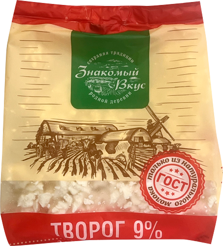 Творог Знакомый вкус 9% 300 г
