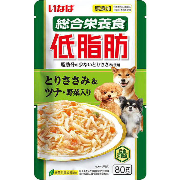 Inaba Влажный корм для собак Inaba Teishibo Куриное филе с тунцом и овощами в желе 80 г