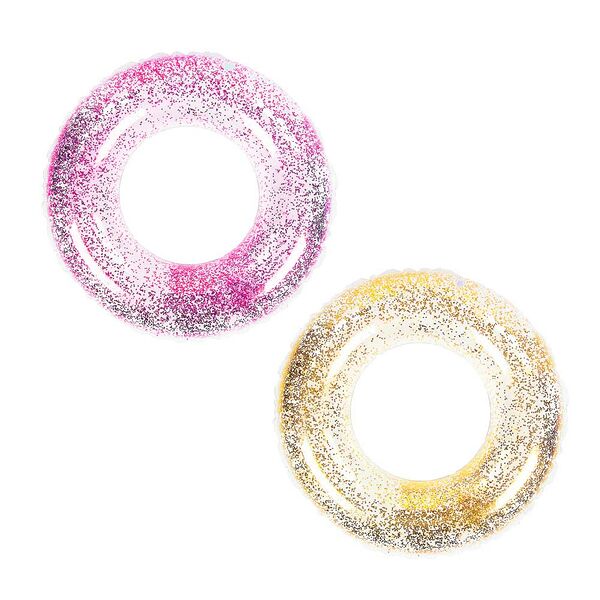 Круг надувной Silapro с блестками d75 см пвх 0.18 мм в ассортименте