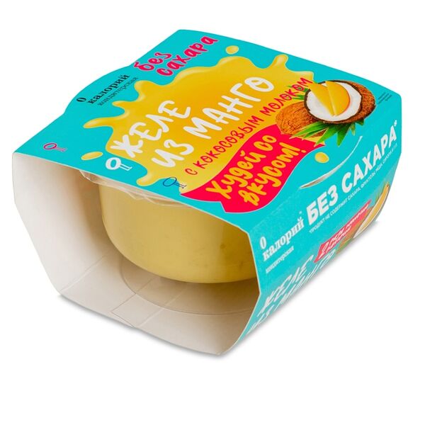 Желе из манго 0 калорий с кокосовым молоком 120 г