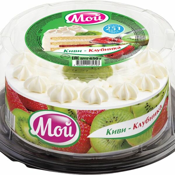 Торт Мой Киви-клубника, 650 г