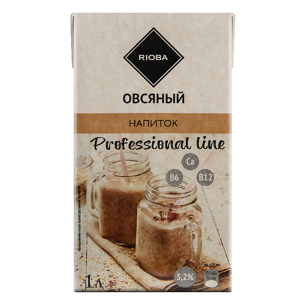 Напиток овсяный ТМ Rioba