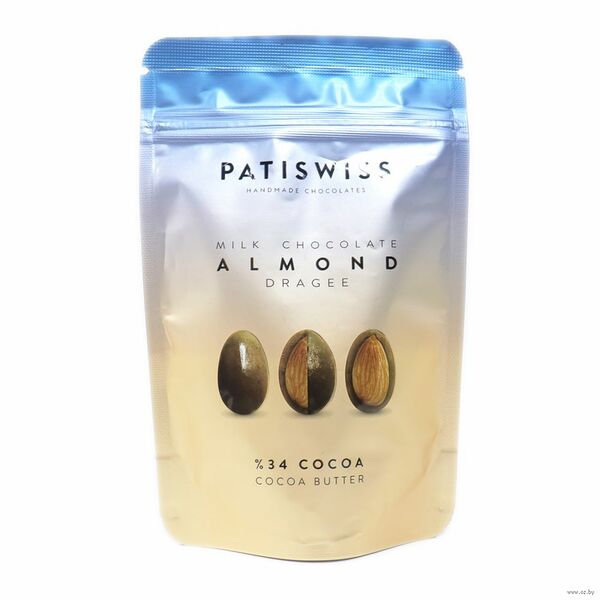 Миндаль Patiswiss в молочном шоколаде