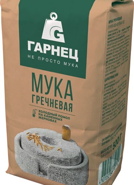 Мука Гарнец Гречневая 500г