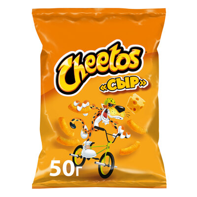 Кукурузные снеки Cheetos/Читос "Сыр" 50г