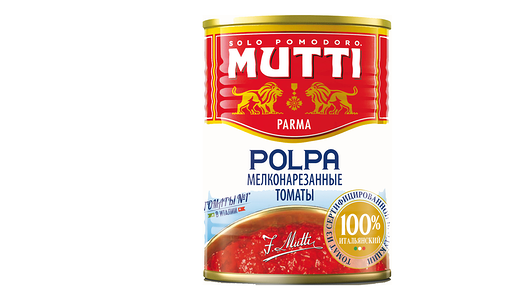 Томаты консервированные мелконарезанные Mutti Polpa