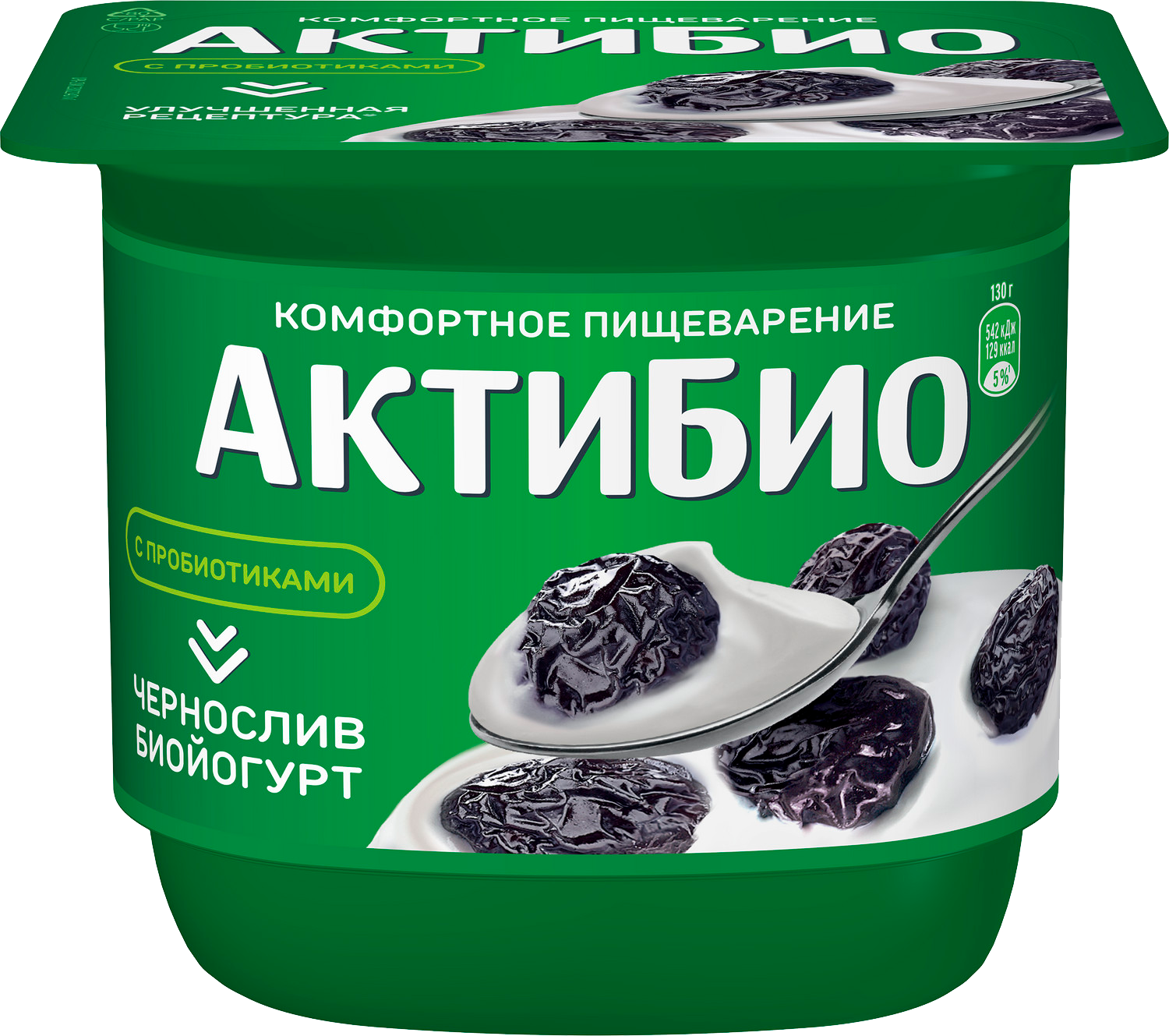 

Биойогурт Актибио чернослив 2.9%