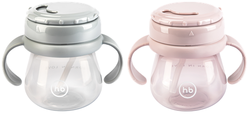 

Поильник Happy Baby с трубочкой и ручками с 9 месяцев 250 мл, цвет в ассортименте