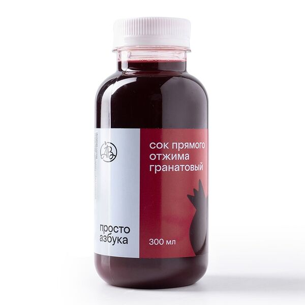 Сок Гранатовый прямого отжима Просто Азбука 0.3л Россия