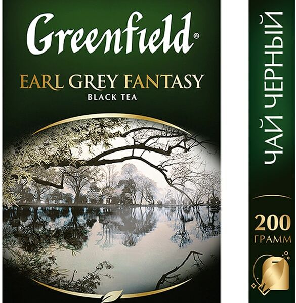 Чай черный Greenfield Earl Grey Fantasy 200г