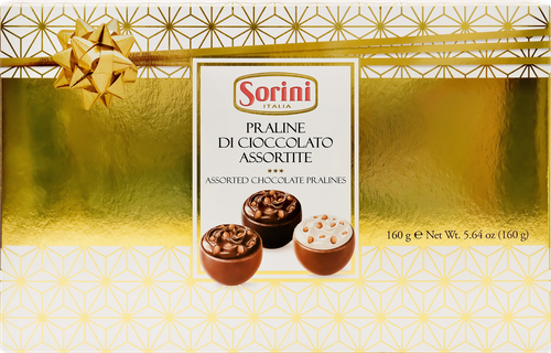 

Конфеты Sorini Scatola gold из темного и молочного шоколада