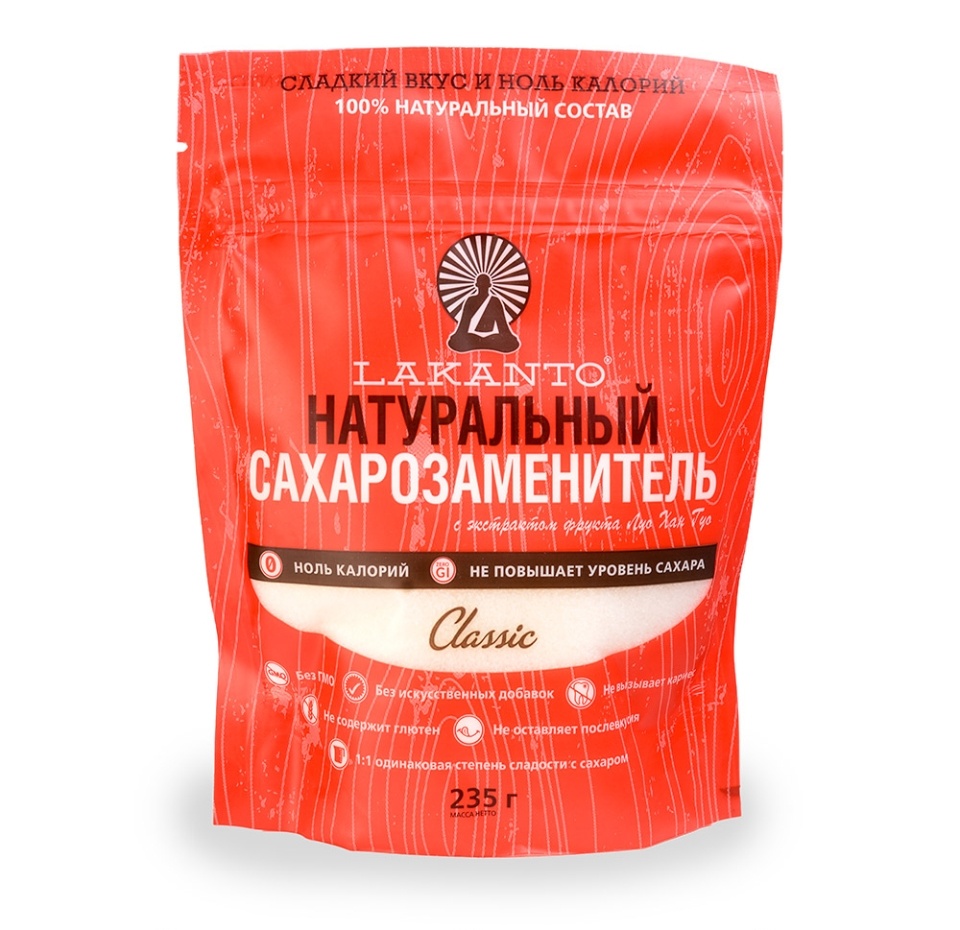 

Заменитель сахара LAKANTO Classic 235 г