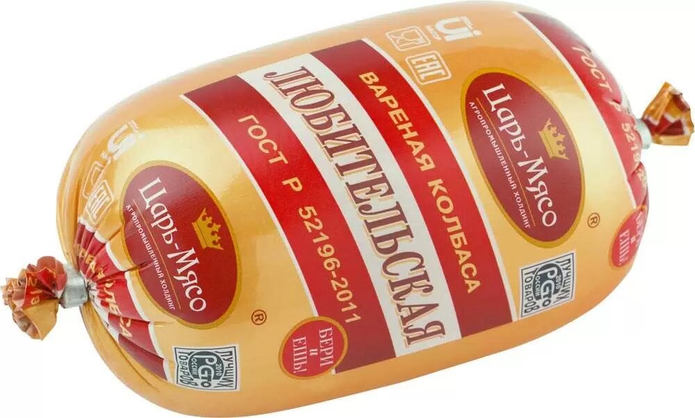

Колбаса вареная Царь-мясо Любительская ГОСТ 400 г