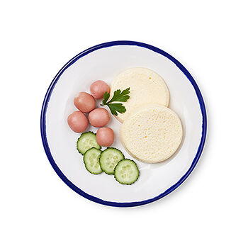 Омлет с сосисками и огурцами «Азбука Life kids» 175г, Россия