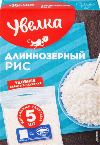 

Рис Увелка длиннозерный шлифованный 400 г