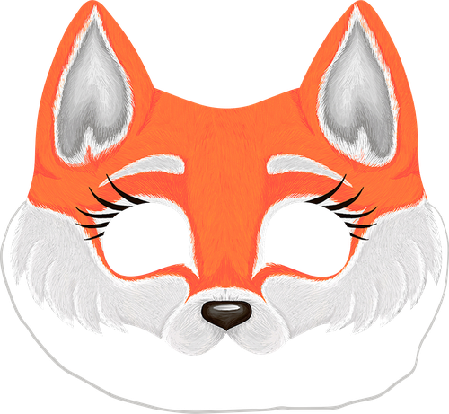 

Маска картонная Животные 22х24 см, в ассортименте