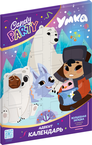 

Календарь Конфитрейд сладкий 55г в ассортименте 1шт.