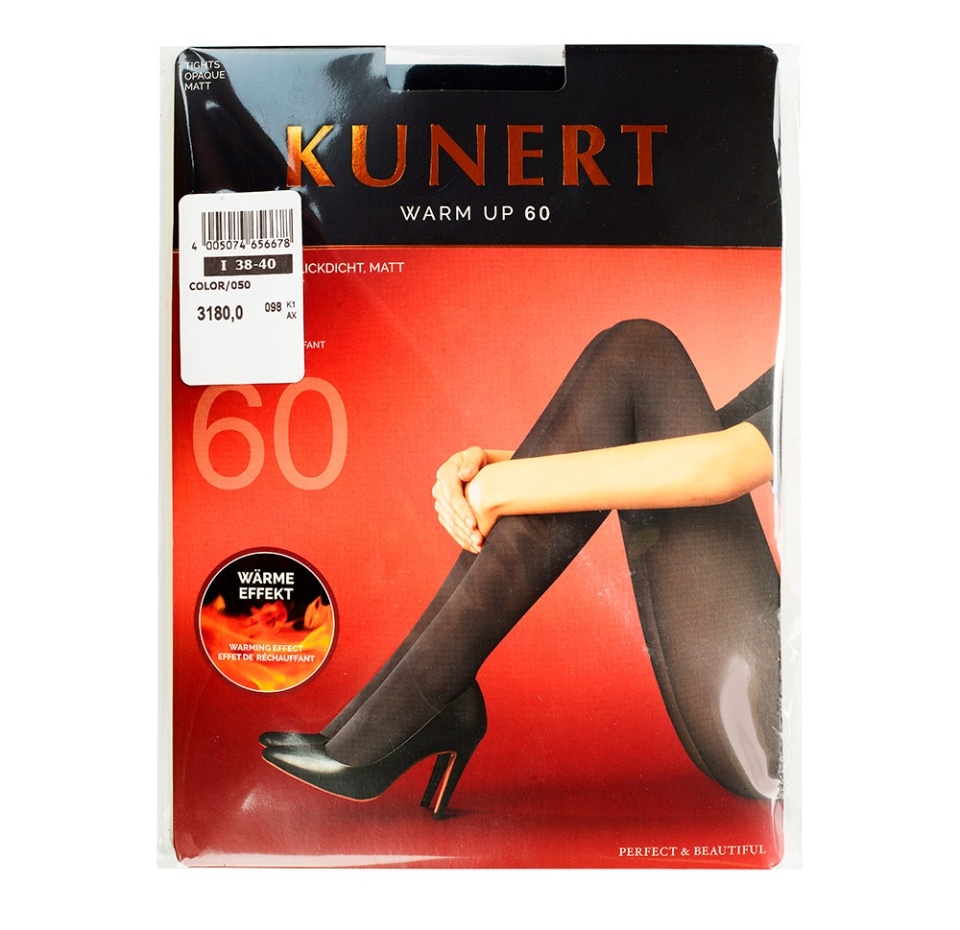 

Колготки Kunert Warm Up цвет 050, черный, 60 den, размер 1