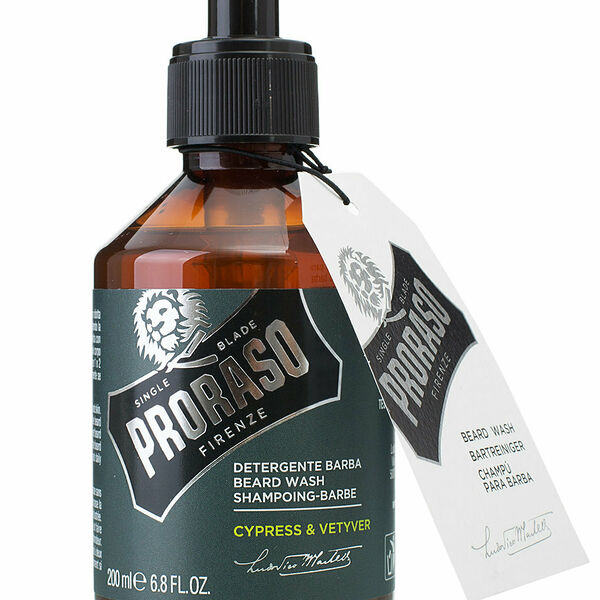 PRORASO Cypress & Vetyver Шампунь для бороды, 200 мл