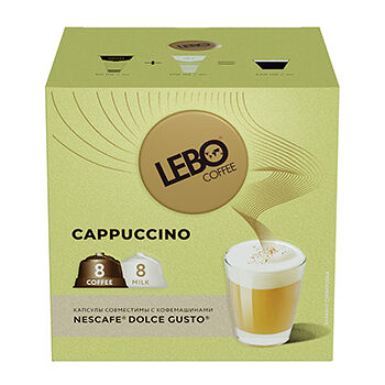Кофе в капсулах Lebo Coffee Cappuccino Dolce Gusto