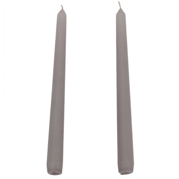 Набор античных свечей, 25 см, 2 шт, графит