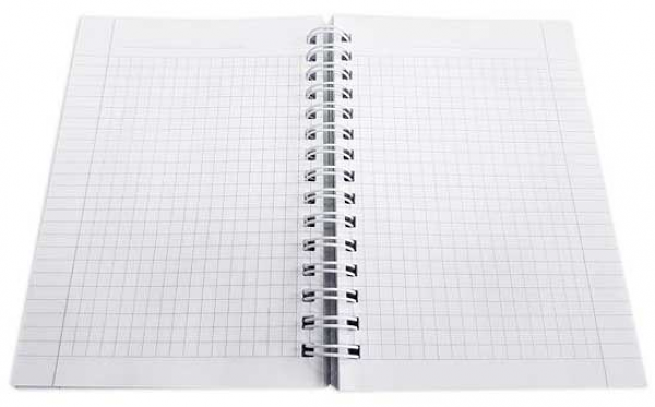 Блокнот на спирали 102*142 см в клетку, 120 листов ТМ Be Smart (Би Смарт)