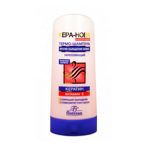 Термо-шампунь против выпадения волос Floresan Кера-Нова Organic Укрепляющий 400 мл