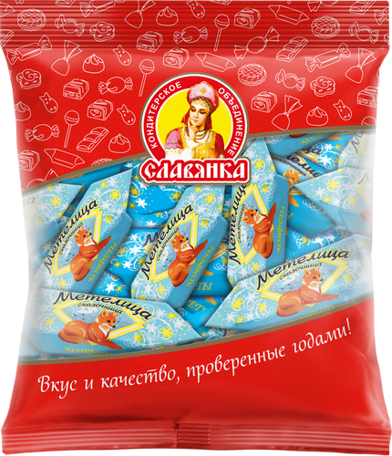 

Конфеты Славянка Метелица-сказочница глазированные 200 г
