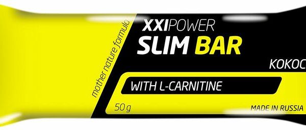 Батончик XXI Power Slim Bar со вкусом кокоса с L-карнитином, 50г