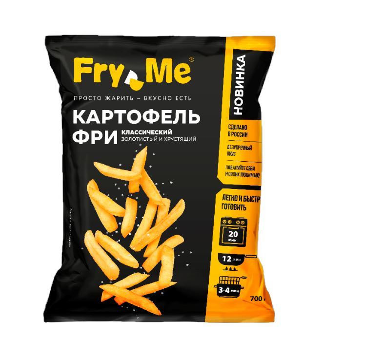 

Картофель фри Fry Me классический в панировке 700 г