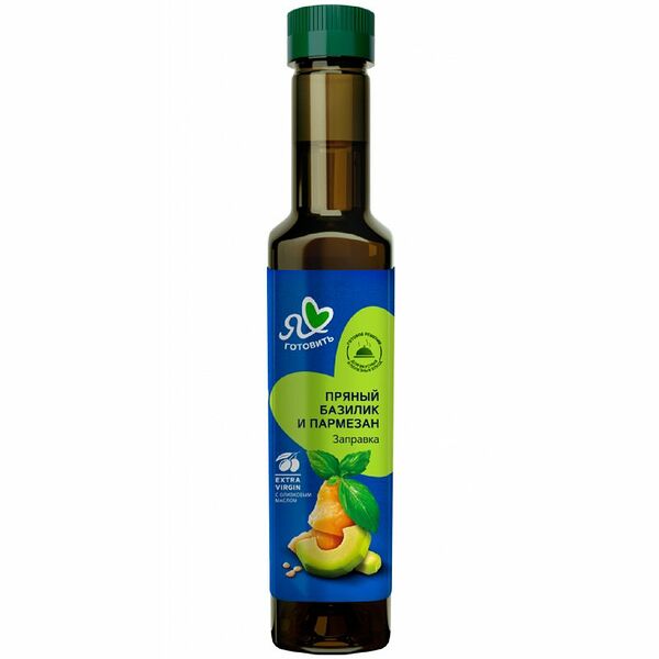 Салатная заправка Я люблю готовить Пряный базилик и пармезан, 250г