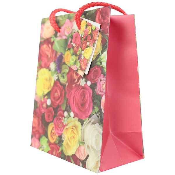 Пакет подарочный, 11.4х14.6х6.4, ламинат, в ассортименте