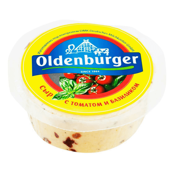 Сыр полутвердый Oldenburger с томатом и базиликом 45% без змж 350 г