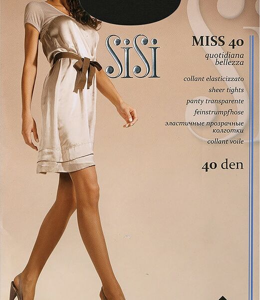 Колготки SiSi Miss 40 Nero Черные Размер 5