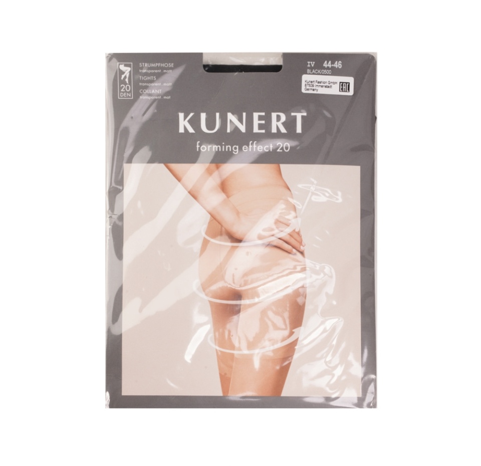 

Колготки KUNERT FORMING EFFECT цвет 050/черный 20 den, размер 4, Германия