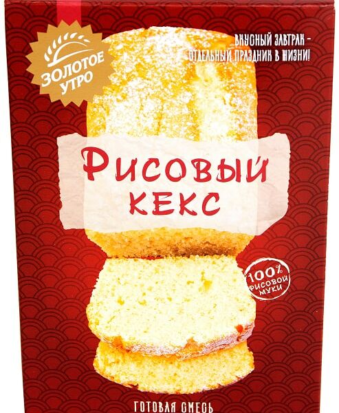 Смесь для выпечки Золотое утро Рисовый кекс 200г