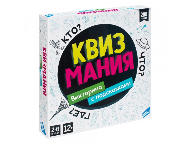 

Игра настольная DREAM MAKERS Квизмания, Арт. 2304C