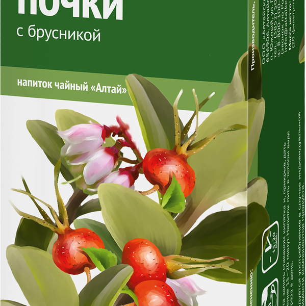 Чай травяной АЛТАЙ Здоровые почки, 20пак