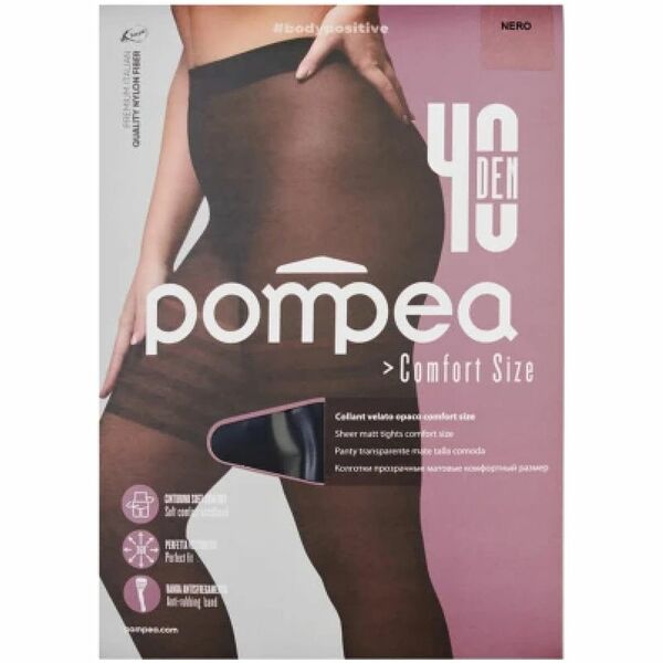 Колготки Pompea CL40 Comfort Size женские телесные, размер XL