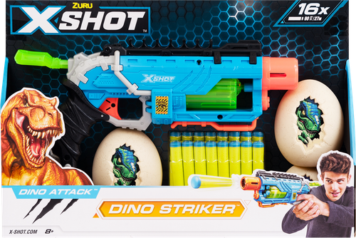 

Набор игровой X-shot Бластер с мягкими снарядами, 17 предметов