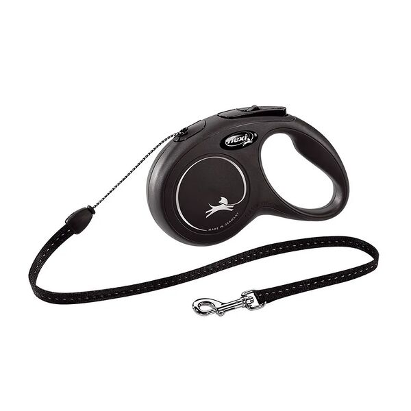Рулетка Flexi New Classic для собак до 12 кг (8 м трос) S, черный