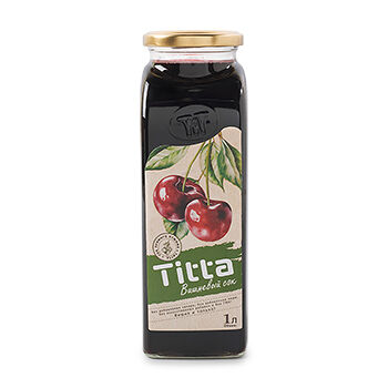Сок Titta прямого отжима вишневый 1 л