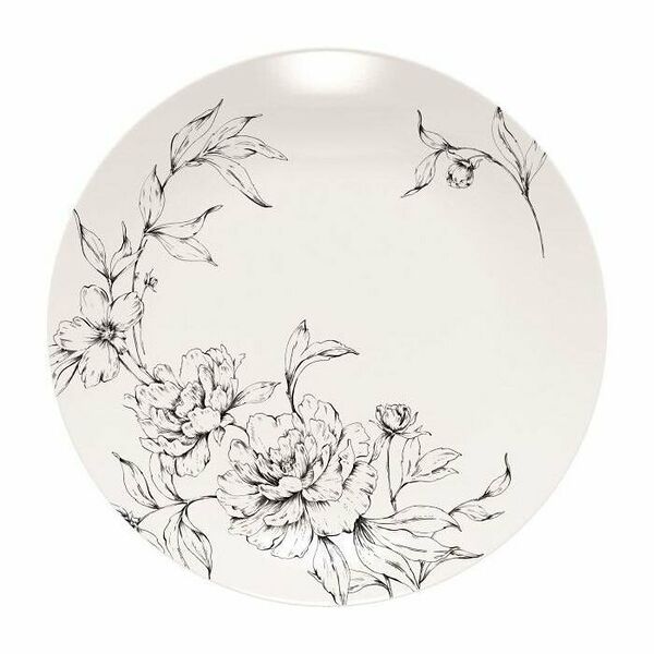 Тарелка обеденная PEONIA 24см, DOMENIK, DM9710