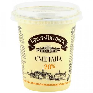 Сметана Брест-Литовск 20% в Магнит со скидкой –14%