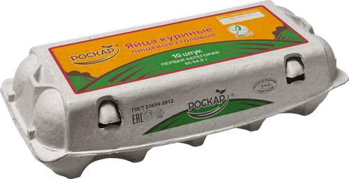 

Яйцо Роскар куриное С1 10 шт 630 г