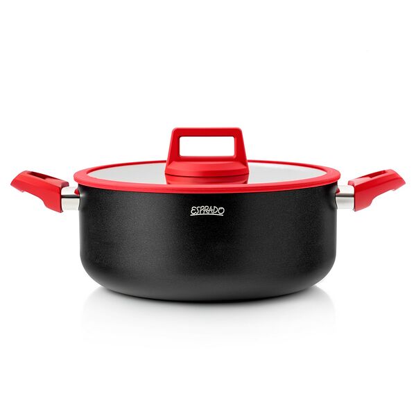 Кастрюля с крышкой Esprado Frontera, 4.3 л, а/п покрытие, индукция