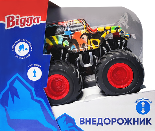 

Игрушка инерционная BIGGA Внедорожник 12см, в ассортименте