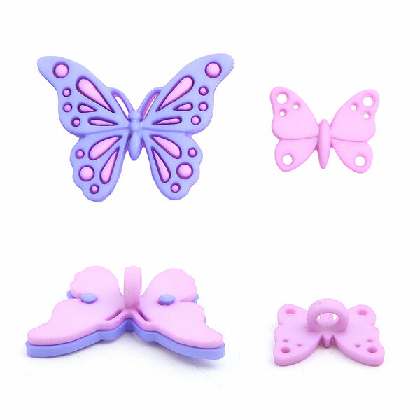 9315 Пуговицы-фигурки 'Сладкие бабочки' Dress It Up 9 шт